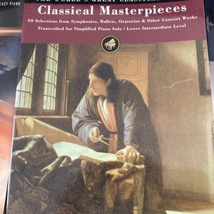 Classical Masterpieces Piano Book